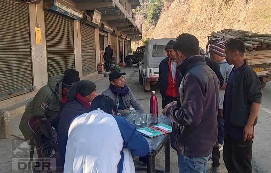 In view of the upcoming election to the 14th Nagaland Legislative Assembly the office of the district election officer, Tseminyu, commenced the requisition of vehicles for necessary transport arrangements w.e.f January 20. (DIPR Photo)